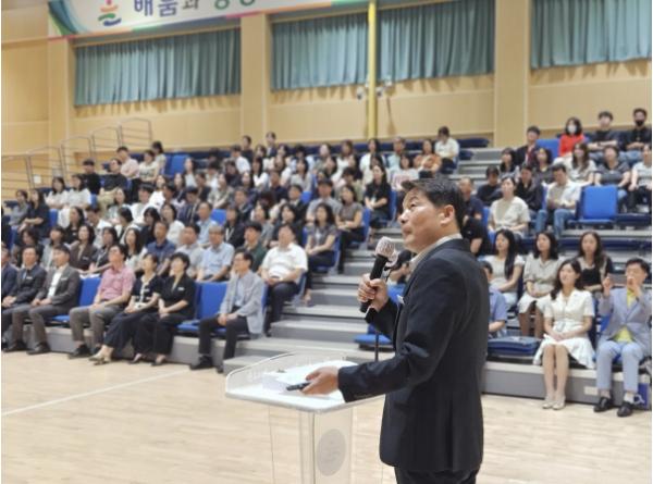 울산강북교육지원청, 한성기 교육장 전 직원 대상 청렴 강의 기사 이미지